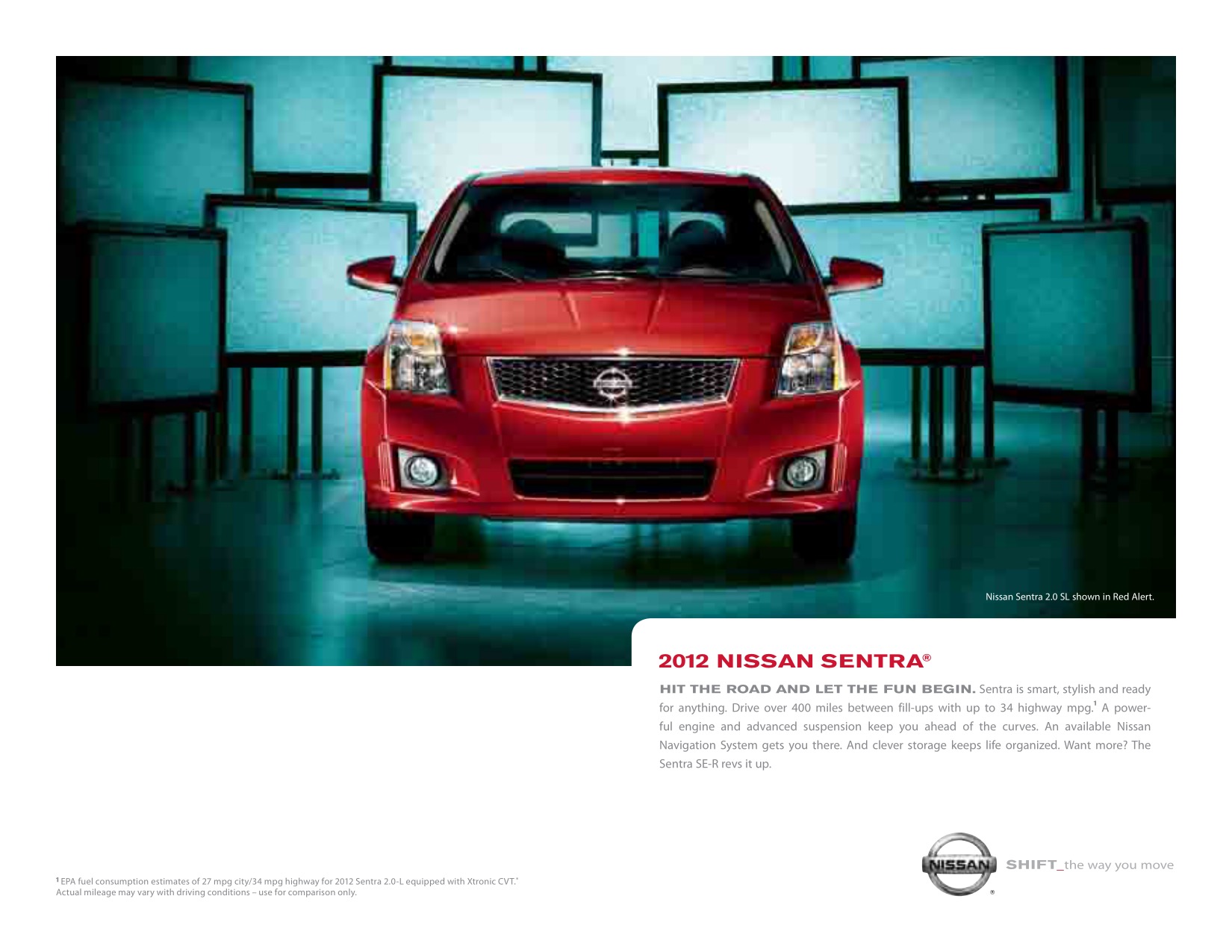 2012 Nissan Sentra Brochure
